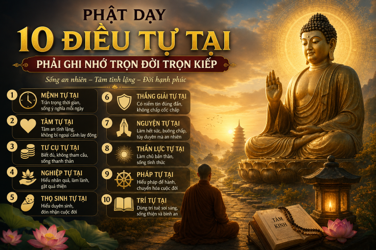 Xây Lăng mộ đá – Phật dạy 10 điều tự tại phải ghi nhớ trọn đời trọn kiếp
