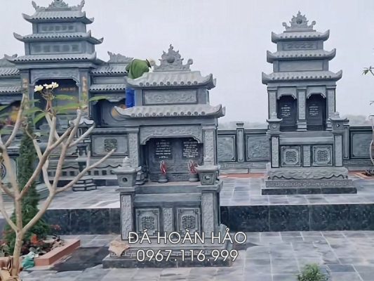 Xây lăng mộ đá đôi cho ông bà, cha mẹ năm 2025