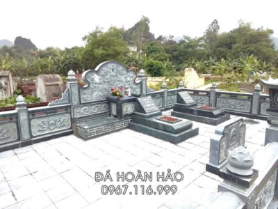Khu Lăng Mộ đá xanh rêu đẹp, ấn tượng, bề thế cho gia đình