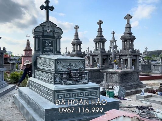 Mẫu Mộ đá công giáo đẹp tại Ninh Bình