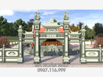 Thiết kế Cổng đá tam quan cho Nhà thờ họ - Nhà thờ tổ