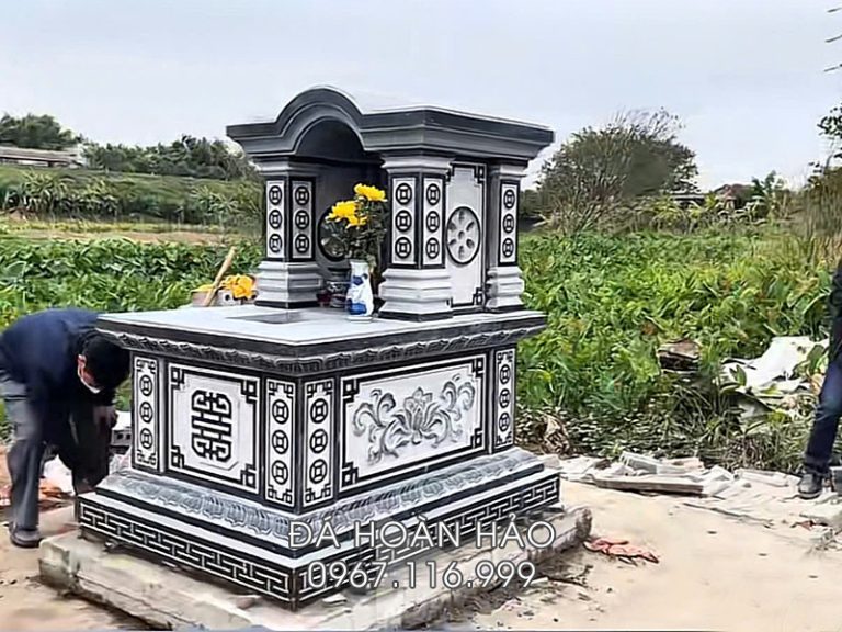 TOP #20+ Mẫu Mộ Đá 1 Mái Đẹp, Chất Lượng Được Ưa Chuộng Hiện Nay