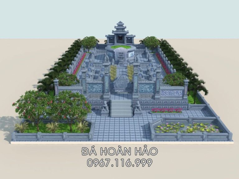 Phối cảnh 3D Lăng Mộ tổ – Thiết kế Lăng Mộ đá, bước quan trọng trước khi xây lăng mộ