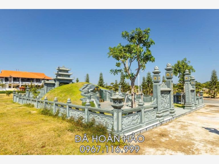 Mẫu Cổng đá đẹp cho khu Lăng Mộ đá gia đình, khu Lăng Mộ tổ
