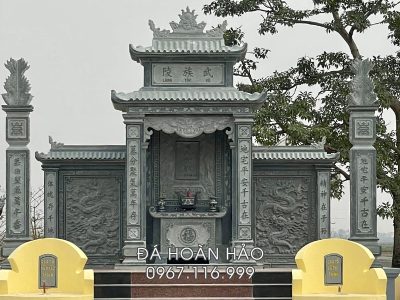 Lầu thờ tổ 2 mái cho khu lăng mộ tổ