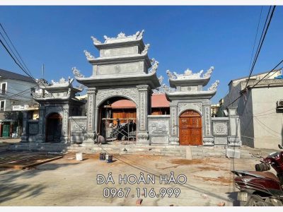 Cổng Đá Khác Gì Với Cổng Bê Tông, Cổng Gỗ