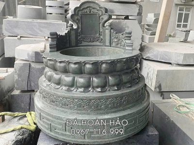 Kinh nghiệm xây Mộ đá tròn - Có nên xây Mộ cho Bố Mẹ bằng Mộ tròn không