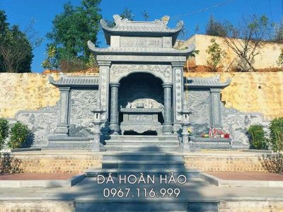 Mẫu Lăng Thờ Đá - Lầu thờ đá tại khu Lăng Mộ tổ chuẩn phong thủy