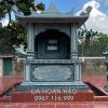 Mẫu Lăng thờ đá 1 mái - Long đình đá 1 mái đẹp (Lăng thờ Thành Hoàng)