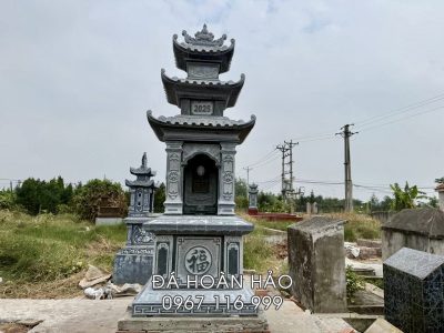 Mẫu Mộ đá 3 mái tại Ninh Bình chất lượng, giá tốt (Mộ ba mái)