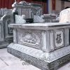 Mẫu Mộ đá Tam Sơn đẹp, chất lượng - Kích thước Mộ 81x127cm