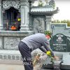 Mẫu Lăng Mộ đá gia đình đẹp 30m2
