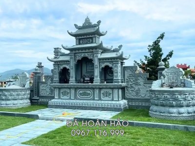 Mẫu Mộ đá tròn phật giáo hoa văn cánh Sen ý nghĩa