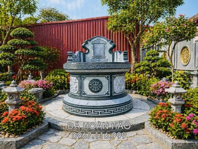 Mộ đá tròn cho Bố Mẹ, báo giá mộ tròn tại Ninh Bình hiện nay #giamoda