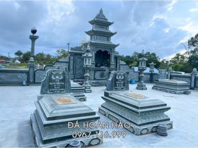 Tư vấn xây Lăng Mộ đá tại Thái Bình cho gia đình bằng đá xanh rêu Uy tín, Chất lượng