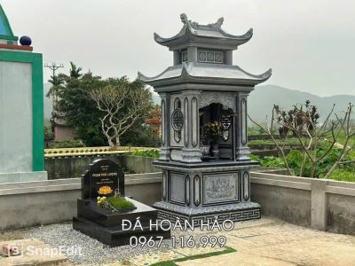 Thi công Xây Lăng thờ tổ 2 mái - Mẫu Lăng thờ tổ đẹp hiện nay