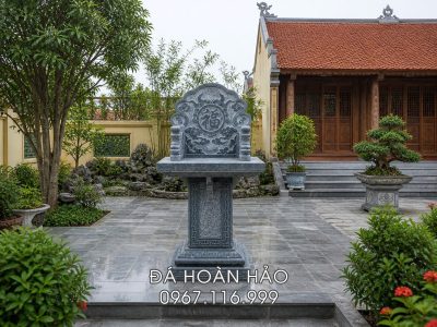 Bàn thờ thiên đá xanh rêu đẹp, chất lượng tại Nhà thờ họ
