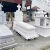 Có nên xây Mộ công giáo bằng đá trắng không, Mẫu Mộ đá trắng Công giáo đẹp
