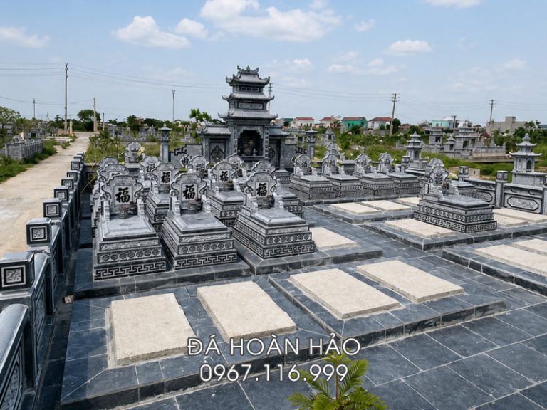 Những Mẫu Lăng Mộ đá xanh đẹp, giá hợp lý cho nhiều gia đình