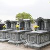Lắp đặt Mộ đá 1 mái Vòm đá xanh rêu Thanh Hóa chất lượng