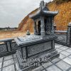 Tư vấn lắp đặt Mộ đá 1 mái đẹp tại khu Lăng Mộ đá gia đình chuẩn phong thủy