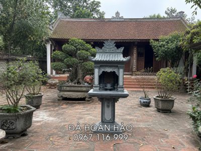 Mẫu Cây Hương Đá 1 mái cho Nhà thờ tổ, Từ đường