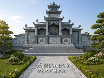 Mẫu Lăng thờ đá đẹp trong khu Lăng Mộ đá gia đình, Lăng thờ Tam Quan #langthoda.