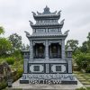Tư vấn, báo giá Xây Mộ đá đôi 3 mái đẹp, trang trọng cho Cha Mẹ 2026