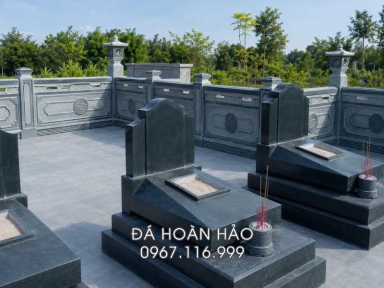 Có nên đặt Bát hương trước mộ ngoài khu Lăng mộ đá gia đình hay không