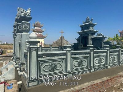 Xu Hướng Thiết Kế Khu Lăng Mộ Bố Mẹ Hiện Đại Cho Diện Tích Nhỏ Năm 2026 25 Hang rao Lan can da dep