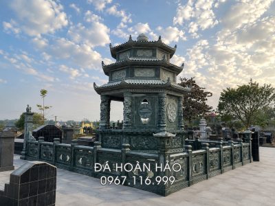 Mộ Đá Lục Giác Đẹp, Mẫu Mộ lục giác đẹp cho phần mộ của ông bà tổ tiên 17 Khoi-cong-xay-Lang-Mo-to-Bat-Giac-cho-Gia-toc.png