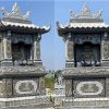 Mẫu Lăng thờ tổ 1 mái - Lăng đá 1 mái (Long đình đá 1 mái) cho Mộ Tổ Gia Tộc