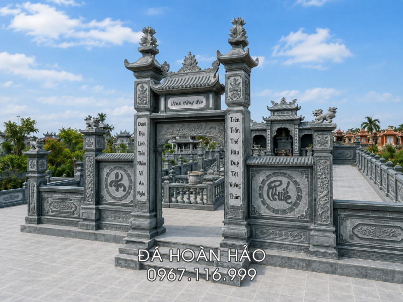 Mẫu Cổng đá Lăng Mộ Tổ - Cổng Lăng Mộ Dòng Họ có gì đặc biệt 14 Mẫu Cổng đá Lăng Mộ Tổ - Cổng Lăng Mộ Dòng Họ có gì đặc biệt