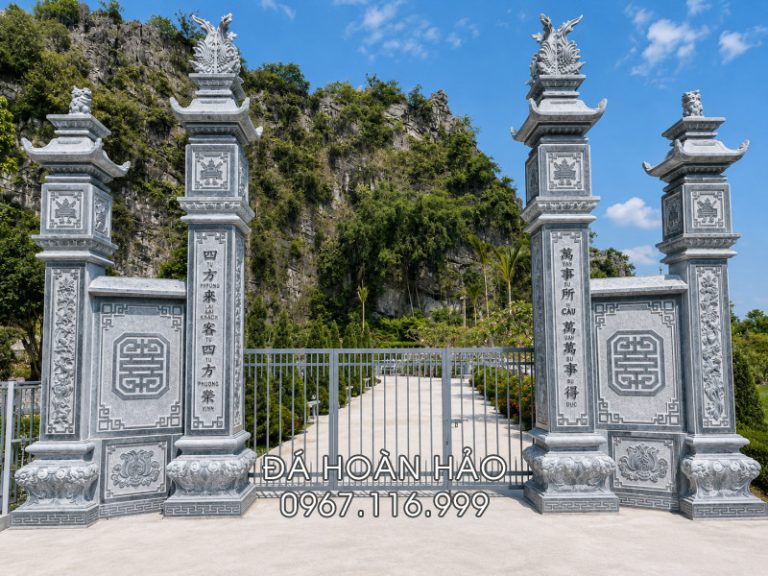 Mẫu Cổng đá di tích lịch sử, danh lam thắng cảnh hay đình, đền