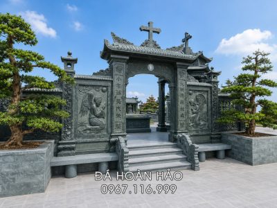 Trang chủ 177 Mẫu Cổng khu Lăng Mộ đá Công giáo đẹp, đặc điểm hoa văn trên Cổng đá Công giáo
