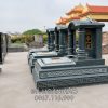 Mẫu Mộ đá 1 mái cong, mộ đá xanh rêu Thanh Hóa chất lượng, độ bền cao, giá hợp lý