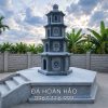 Mẫu Mộ Tháp Đá 4 Tầng (4 Mái) – Công Trình Tâm Linh Trang Nghiêm Dành Cho Nhà Chùa