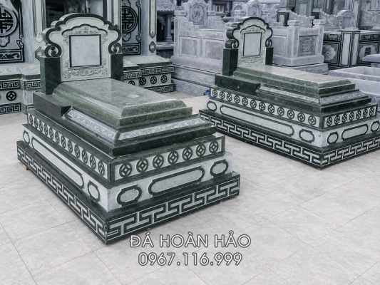 Mẫu Mộ đá đơn đẹp tại làng nghề đá mỹ nghệ truyền thống Ninh Bình | Đá mỹ nghệ Hoàn Hảo
