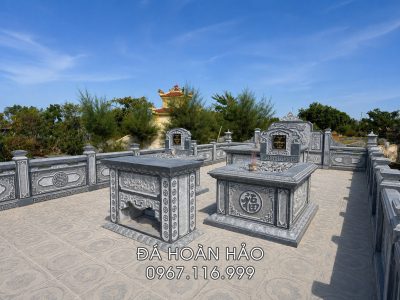 Khảo sát, xây Lăng Mộ Tổ gia tộc Nguyễn Thức đẹp, chất lượng, đá xanh Thanh Hóa loại 1