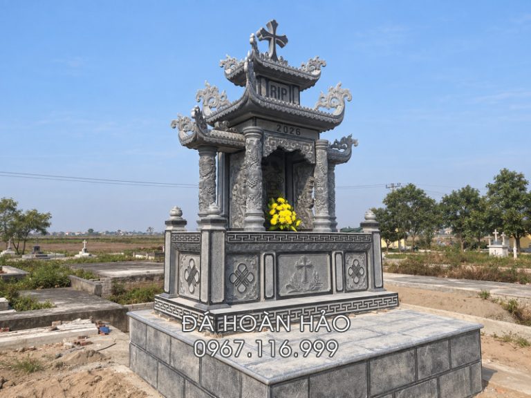 Chi tiết Mẫu Lăng thờ công giáo và hoa văn công giáo đẹp, ý nghĩa sâu sắc