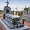 Mẫu Mộ đá Công giáo không mái đẹp tại Ninh Bình | Đá mỹ nghệ Hoàn Hảo