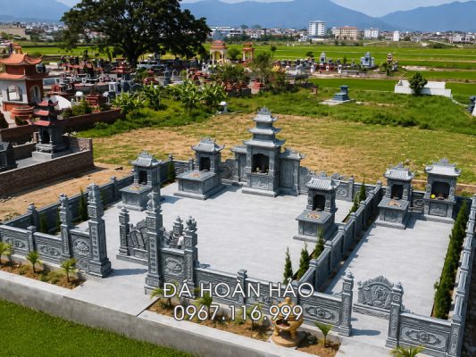 Quy trinh xay dung Lang mo da tu khao sat thiet ke den lap dat hoan thien